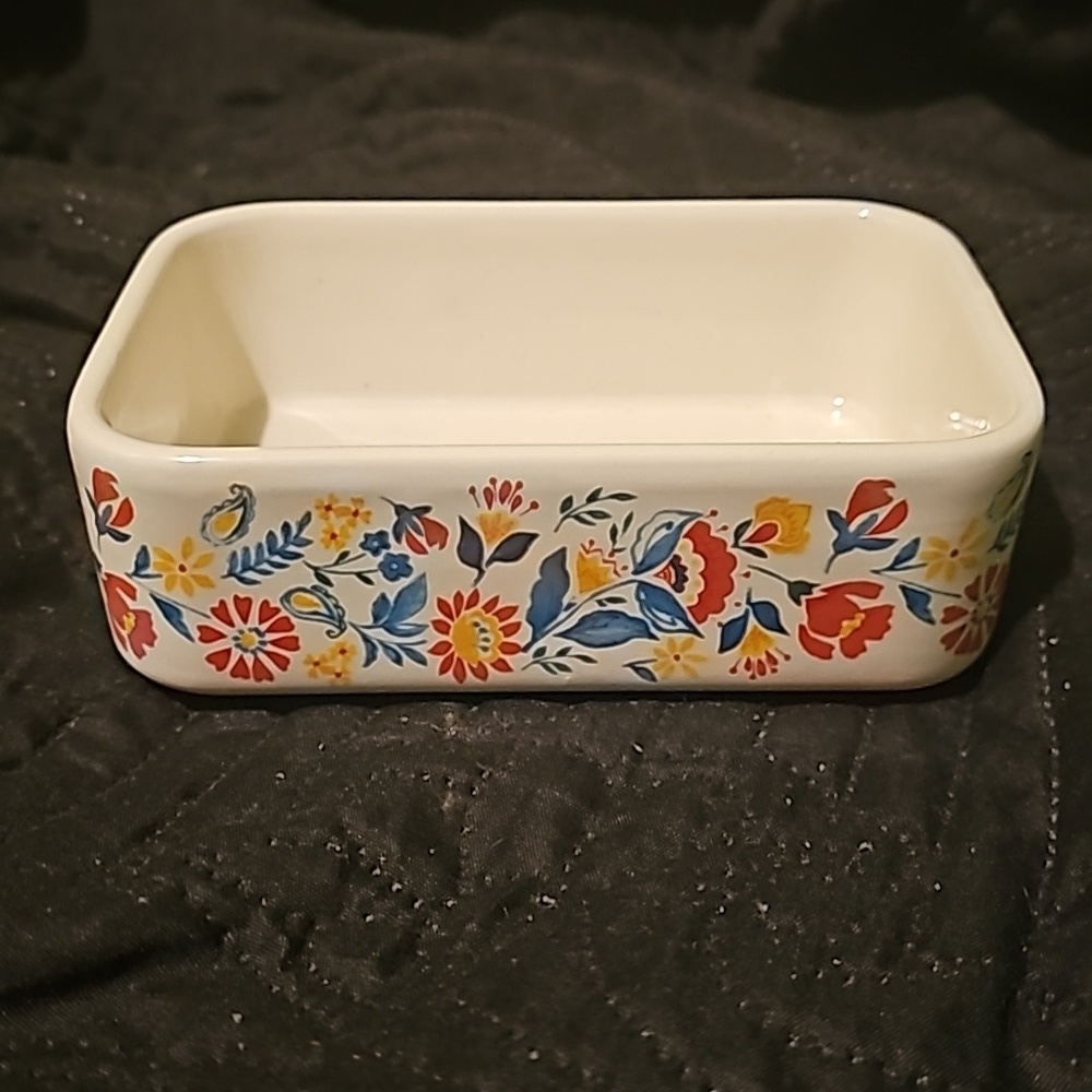 Pioneer Woman Small Sweet Rose Rectangle Stoneware 6x4x2 Replacement Dish